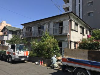 草加市瀬崎の解体工事を行いました。