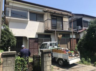 川越市的場の解体工事を行いました。