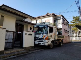 千葉市花見川区花園の解体工事を行いました。