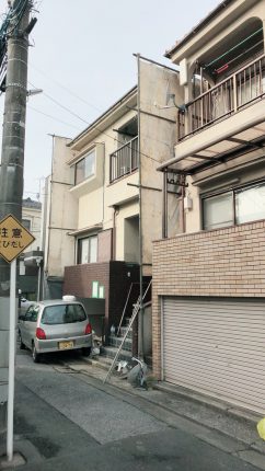 江戸川区本一色　解体工事を行いました。