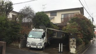 三鷹市中原の解体工事を行いました。