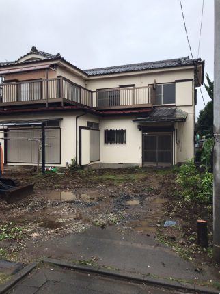 所沢市西住吉の解体工事を行いました。