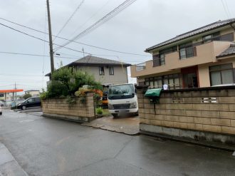 狭山市入間川のブロック撤去工事を行いました。