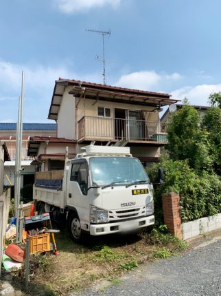 西多摩郡瑞穂町箱根ヶ崎の解体工事を行いました。