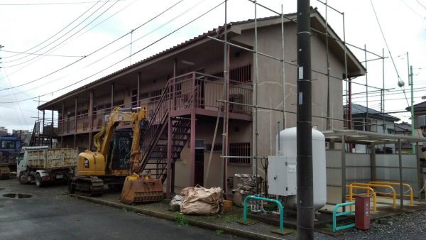 富士見市上沢の解体工事を行いました。