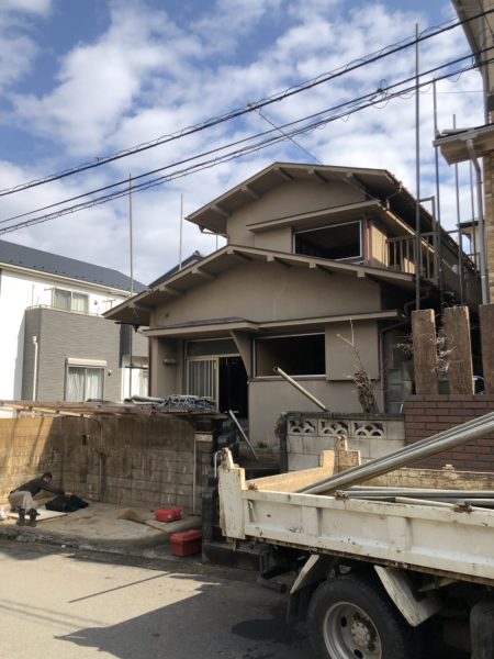 八千代市大和田新町の解体工事を行いました。