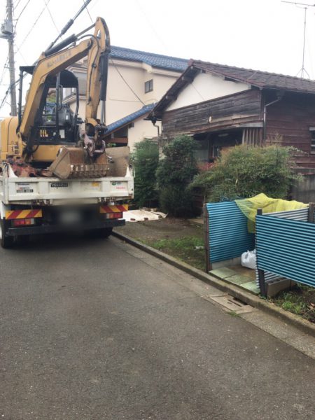 所沢市上安松の解体工事を行いました。