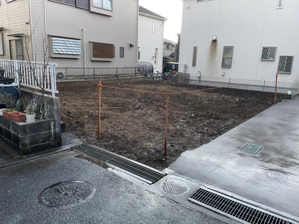 さいたま市南区太田窪　地中埋設物撤去工事を行いました。