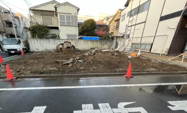 江戸川区南小岩　地中埋設物撤去工事を行いました。