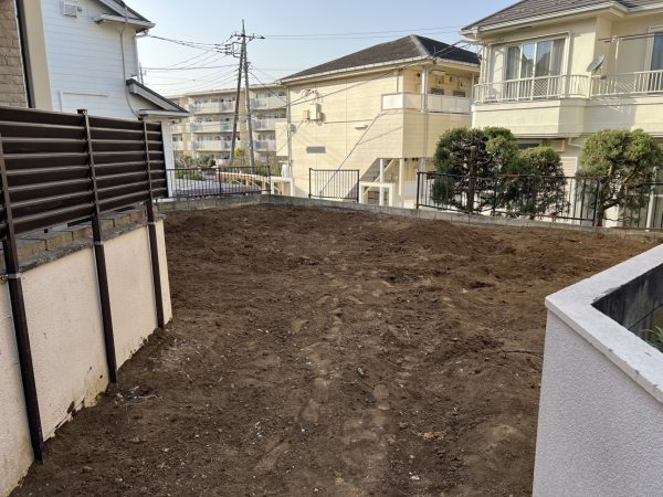 小金井市前原町　地中埋設物撤去工事を行いました。