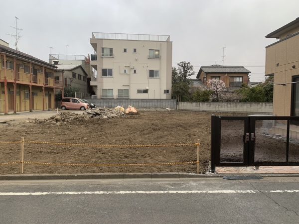 川口市東領家　地中埋設物撤去工事を行いました。