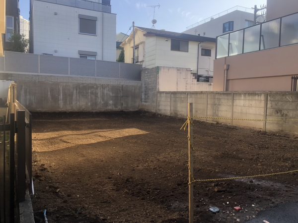 中野区中央　地中埋設物撤去工事を行いました。