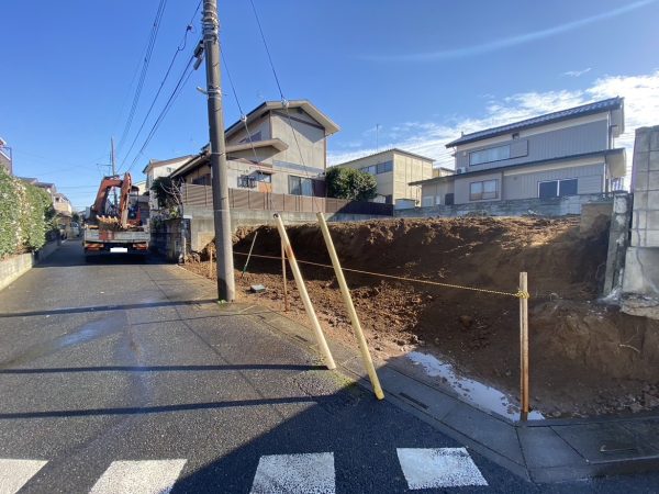 さいたま市西区中釘　地中埋設物撤去工事を行いました。