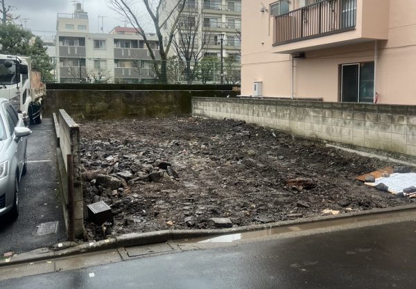 墨田区太平　地中埋設物撤去工事を行いました。