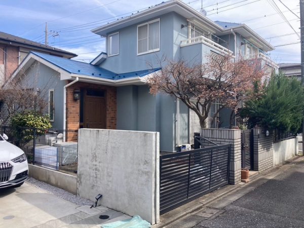 府中市朝日町　解体工事を行いました。