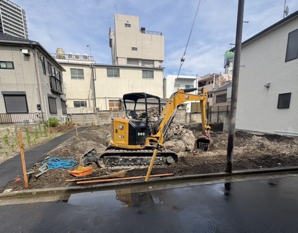 江戸川区平井　地中埋設物撤去工事を行いました。
