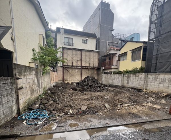 江東区亀戸　地中埋設物撤去工事を行いました。