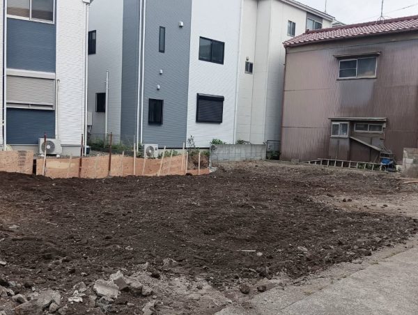 川崎市幸区南加瀬　地中埋設物撤去工事を行いました。